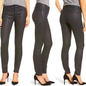 Madewell High Riser 9” Skinny Skinny Coated Blk 27